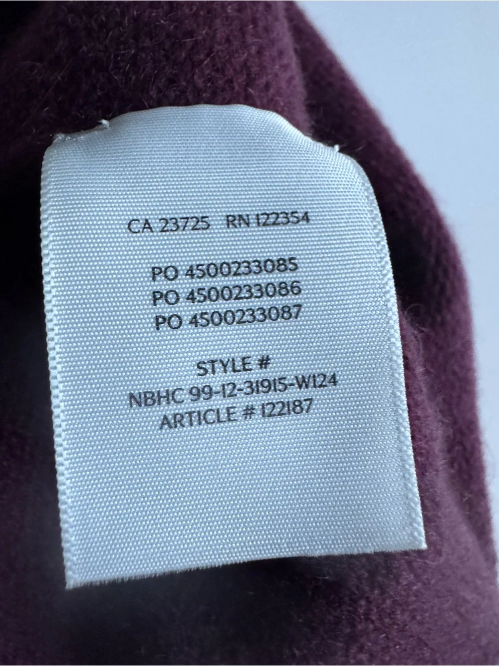 Aritzia cashmere crowned beanie